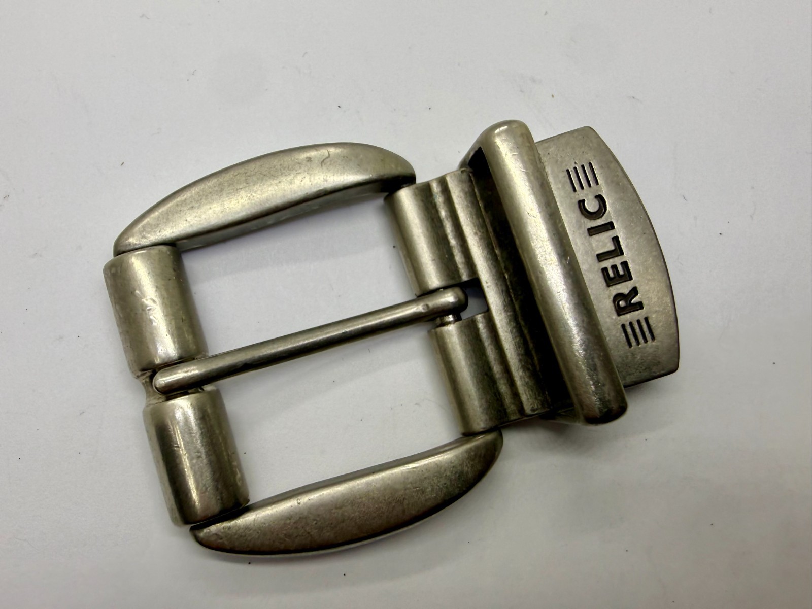 RELIC Brand Single Prong Silver Tone Replacement Formal Belt Buckle