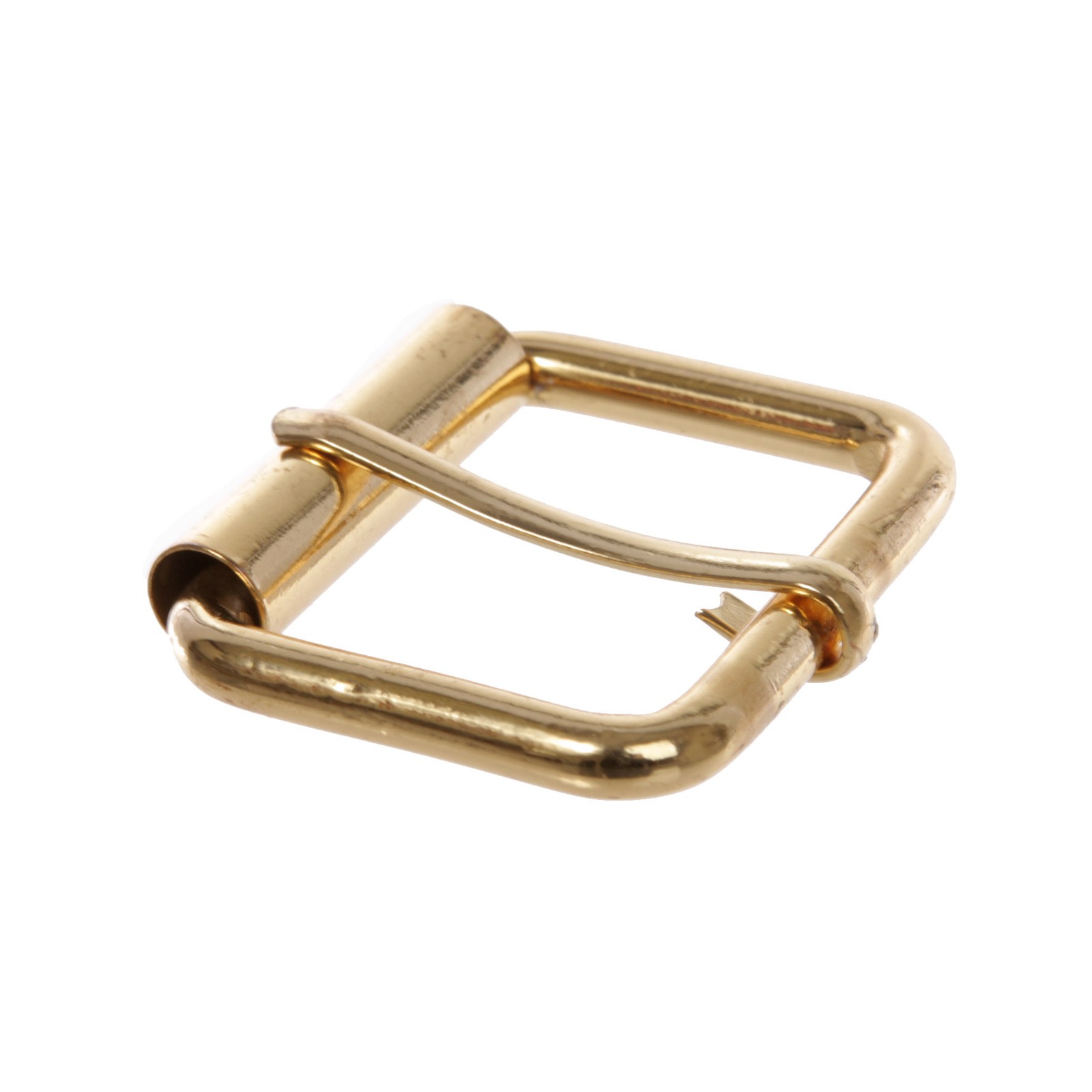 1 1/2&Prime; Nickel Plated Single Prong Simple Roller Buckle