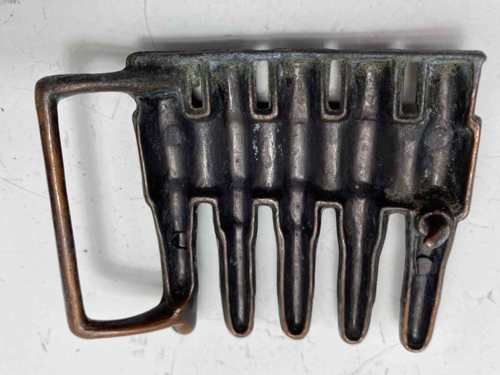 Metal Rifle Ammo Bullets Belt Buckle 2nd amendment