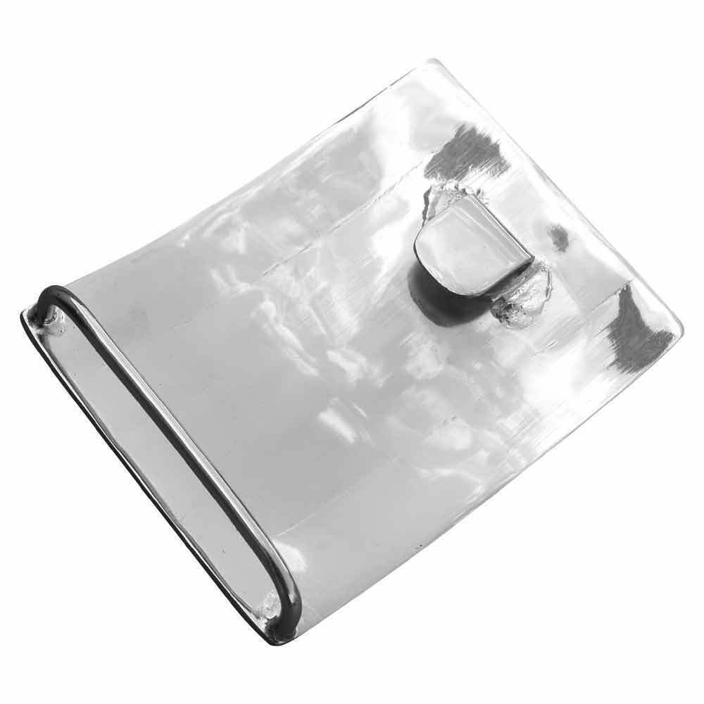TC Scottish Kilt Belt Buckle 4 Dome Mirror Design Antique/Chrome & Black Finish