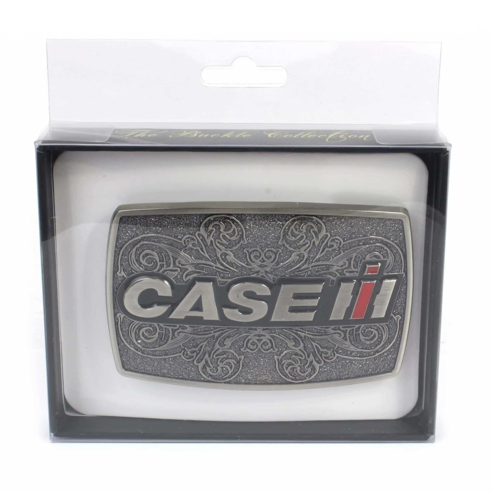 Case IH Logo Western Style Metal Belt Buckle with Hook Style Closure ZJD608