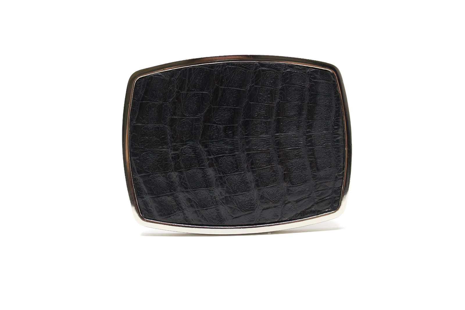 Caiman Belt Buckle, Exotic Belt Buckle, ( 1.5 ») Removable Western Buckle