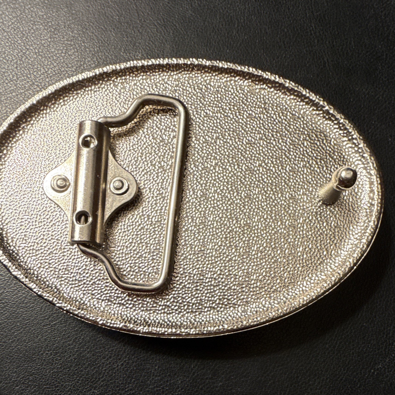 Men&rsquo;s Western Oval Metal Belt Buckle Floral Scroll Silver/Gold Tone Fits 1.5&Prime;