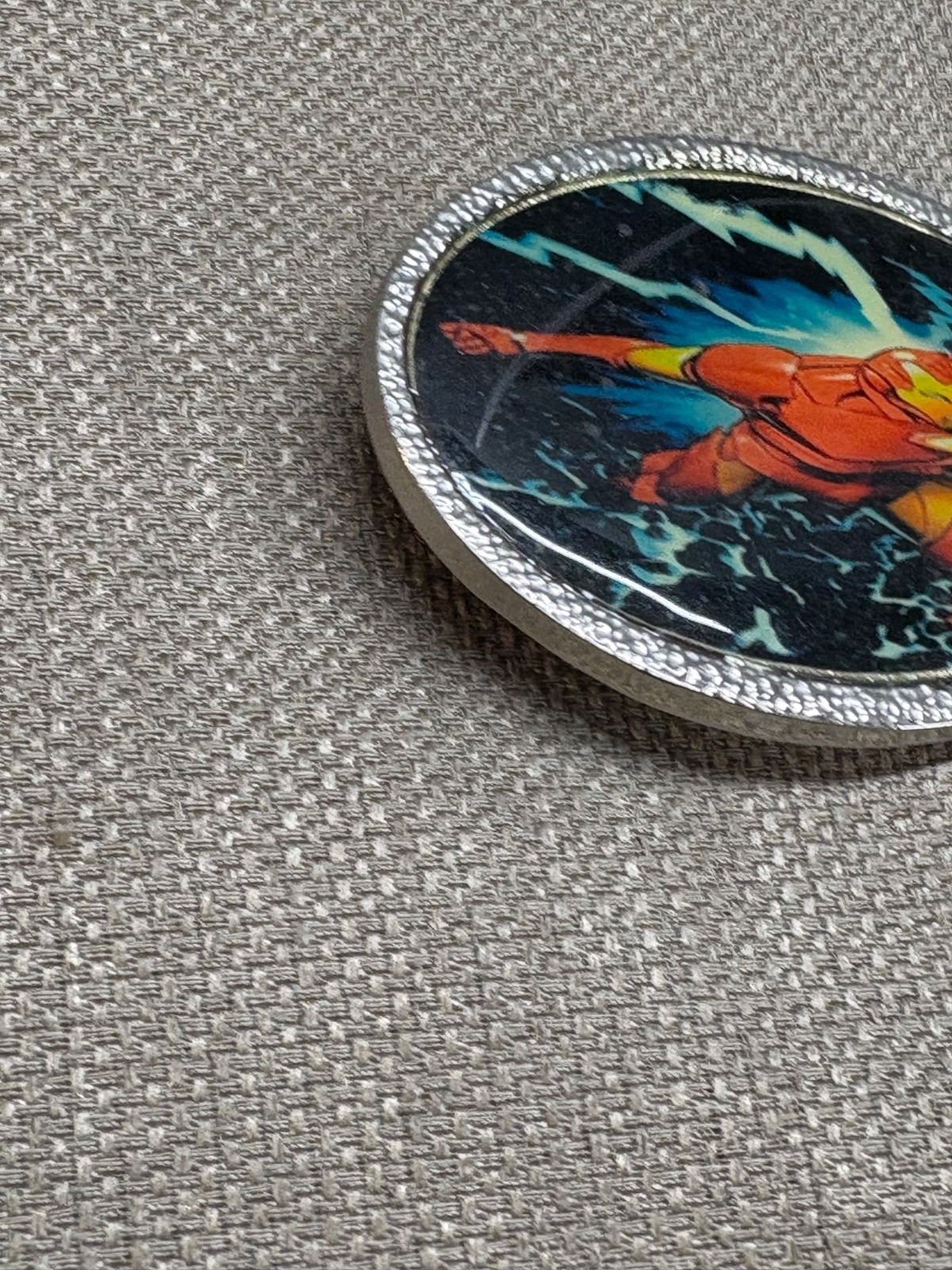 Ironman Iron man Belt Buckle Metal Oval Shape photo 2 1/2&Prime; in size
