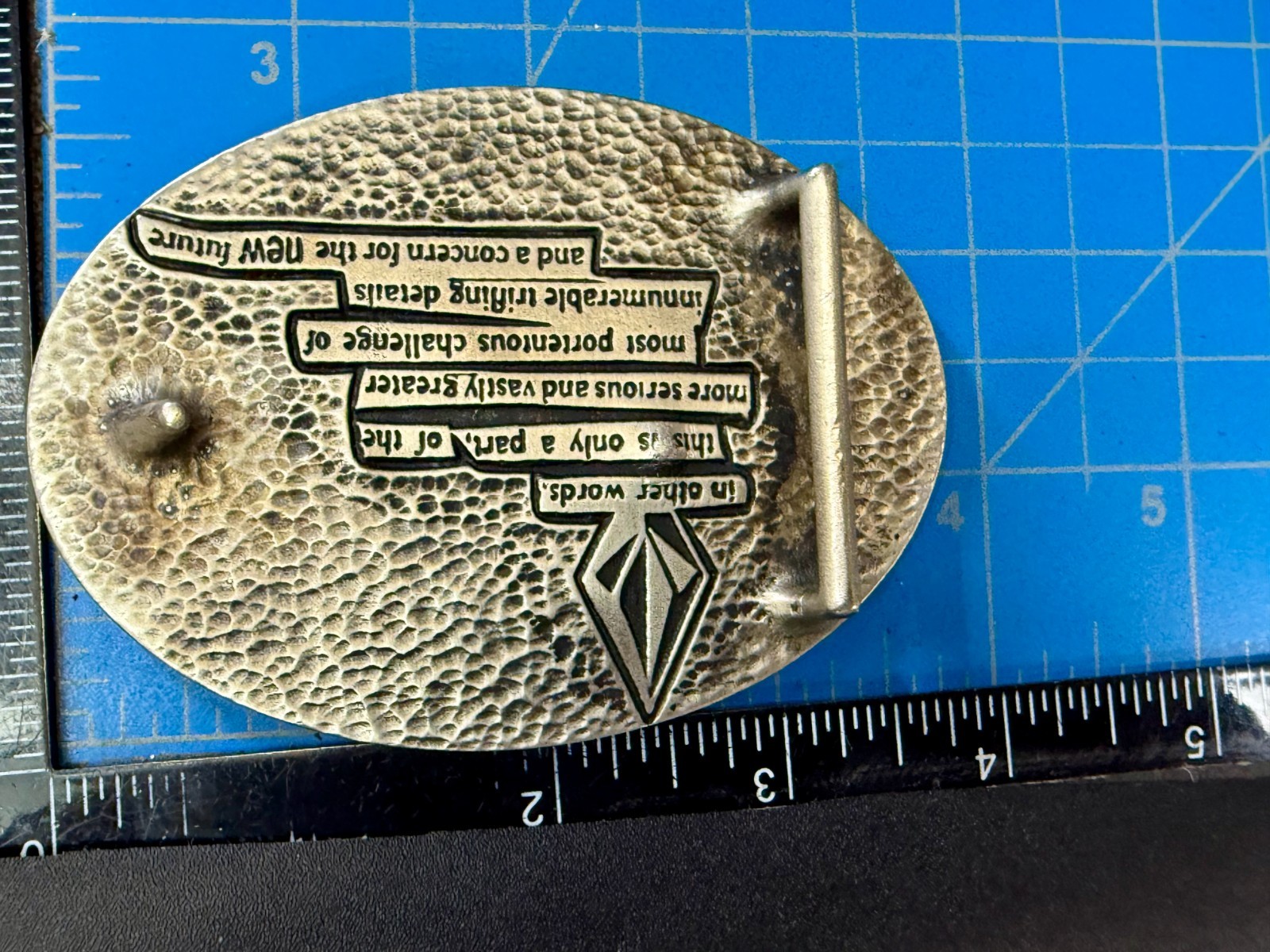VOLCOM Apparel Company Diamond Logo 90&rsquo;s Metal Cast Original Promo Belt Buckle