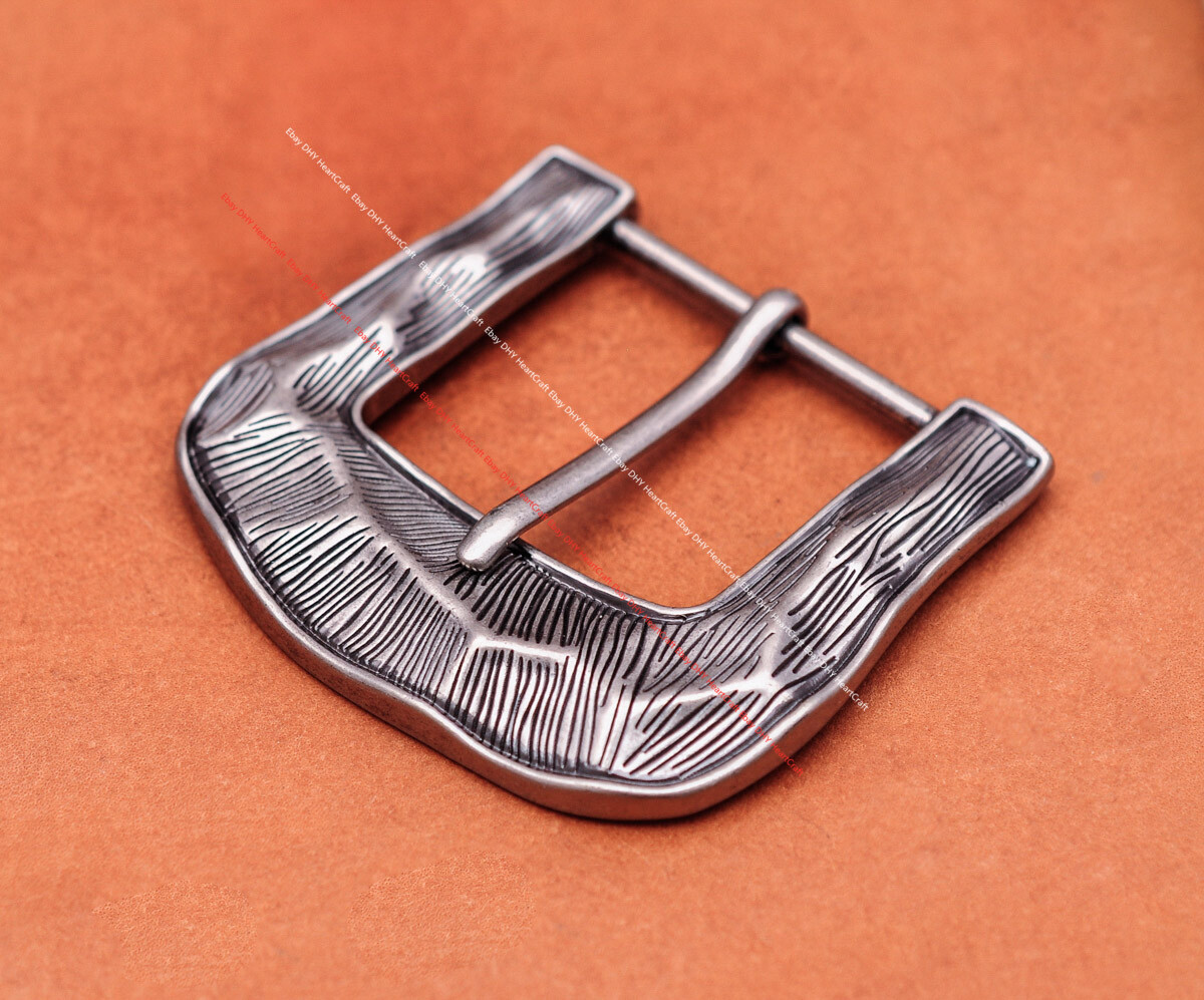 Western Cowboy Leathercraft Wide End Bar Pin Belt Buckle Replacement fits 40mm