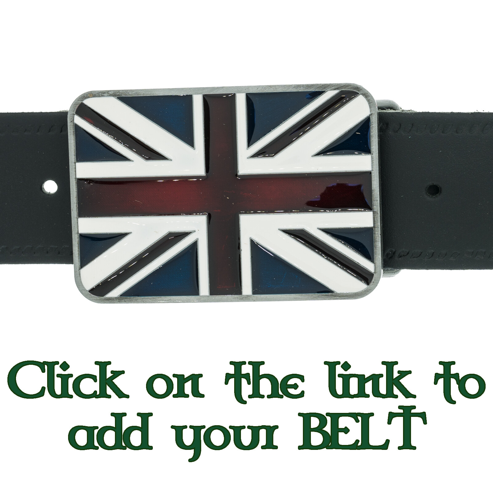 Union Jack England Flag Belt Buckle Biker Patriotic English British