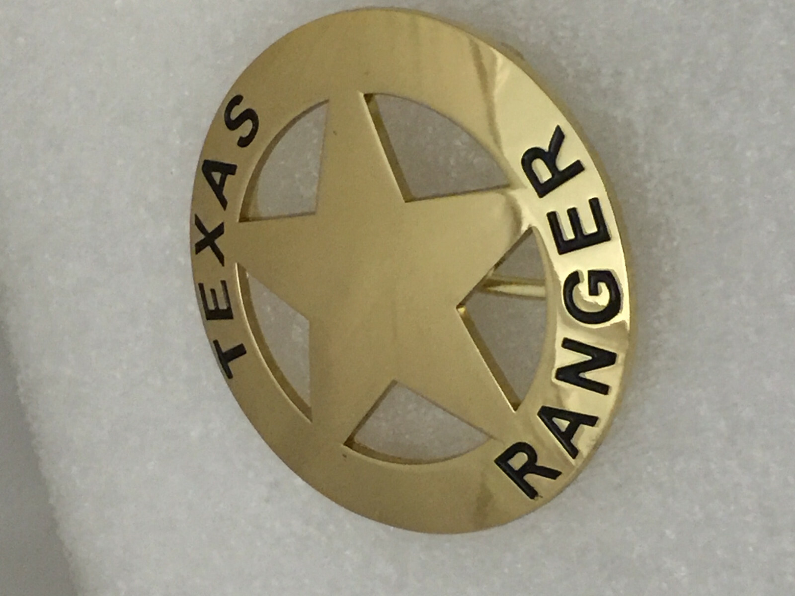 Texas Ranger Badge Belt Buckle (Seconds)