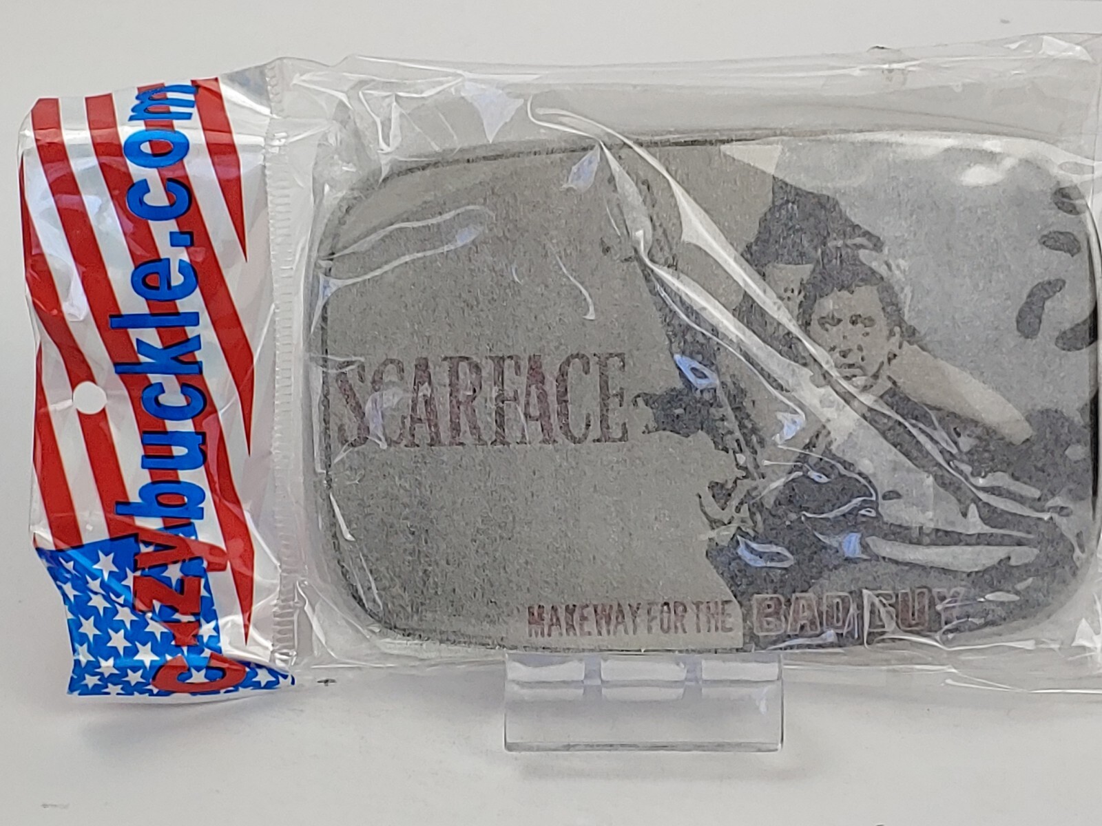 SCARFACE Metal Belt Buckle 4.5&Prime; x 3&Prime; Fits Belt Widths up to 1.5&Prime; – NEW!
