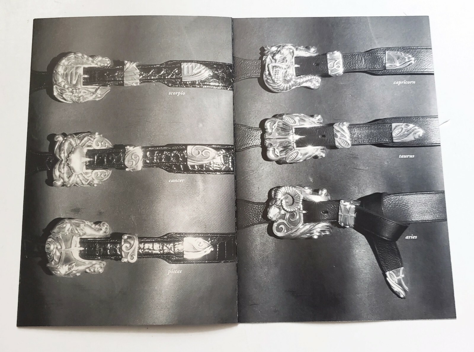 AL BERES 1995 1ST (8) PAGE 6 X 9 MINI CATALOG OF STERLING SILVER BELT BUCKLES