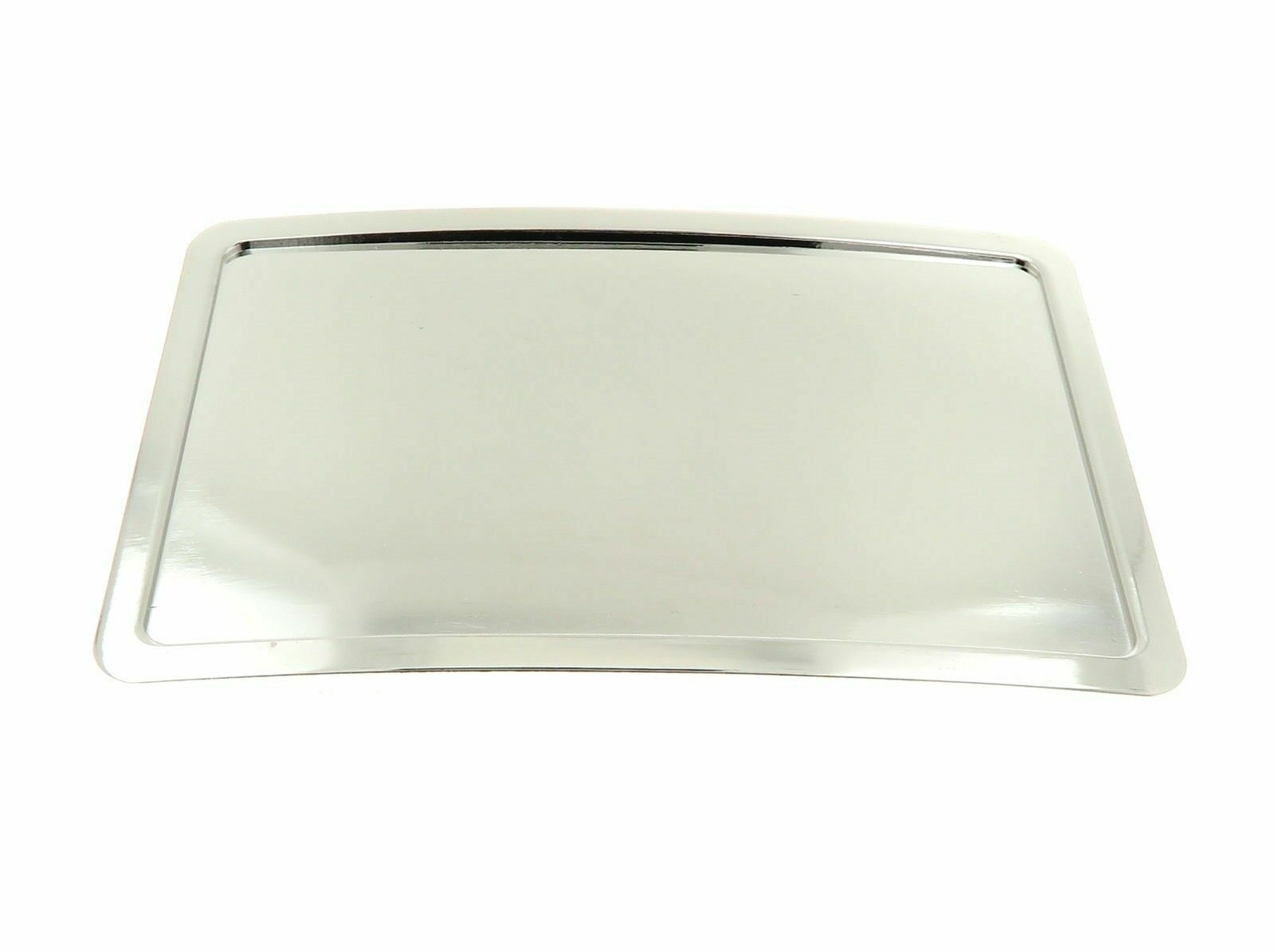 Blank Rectangle Shiny Finish Metal Belt Buckle