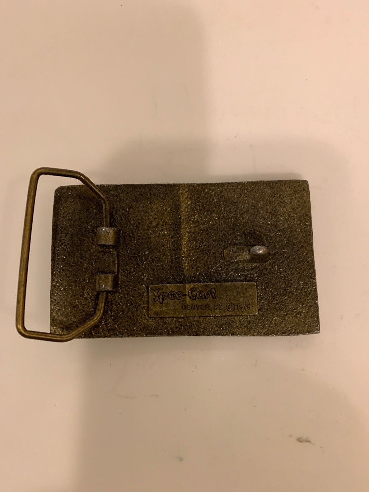 Colorado Rocky Mountain Solid Brass Belt Buckle Special Cast 1979 USA.