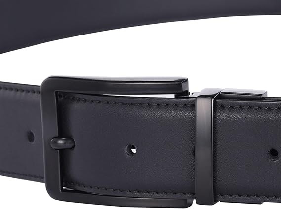1 3/8&Prime; (35mm) Reversible Belt Buckle Belt Buckle Square Buckles Black