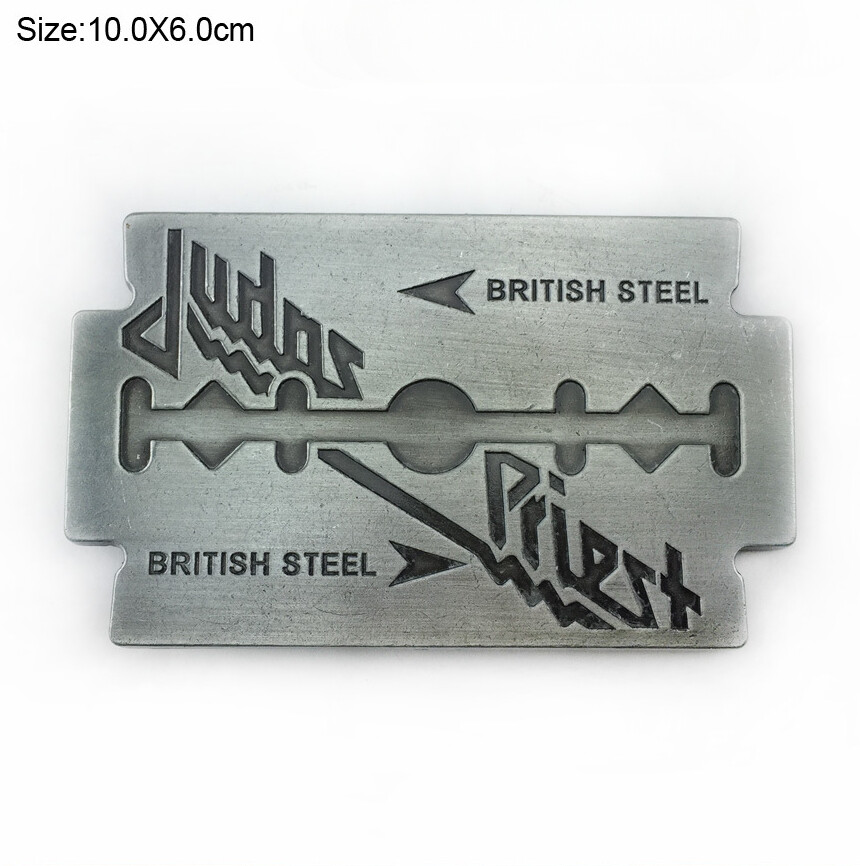 JUDAS PRIEST Band Belt Buckle for Heavy Metal Music Enthusiasts, Fit 1.5in Belts