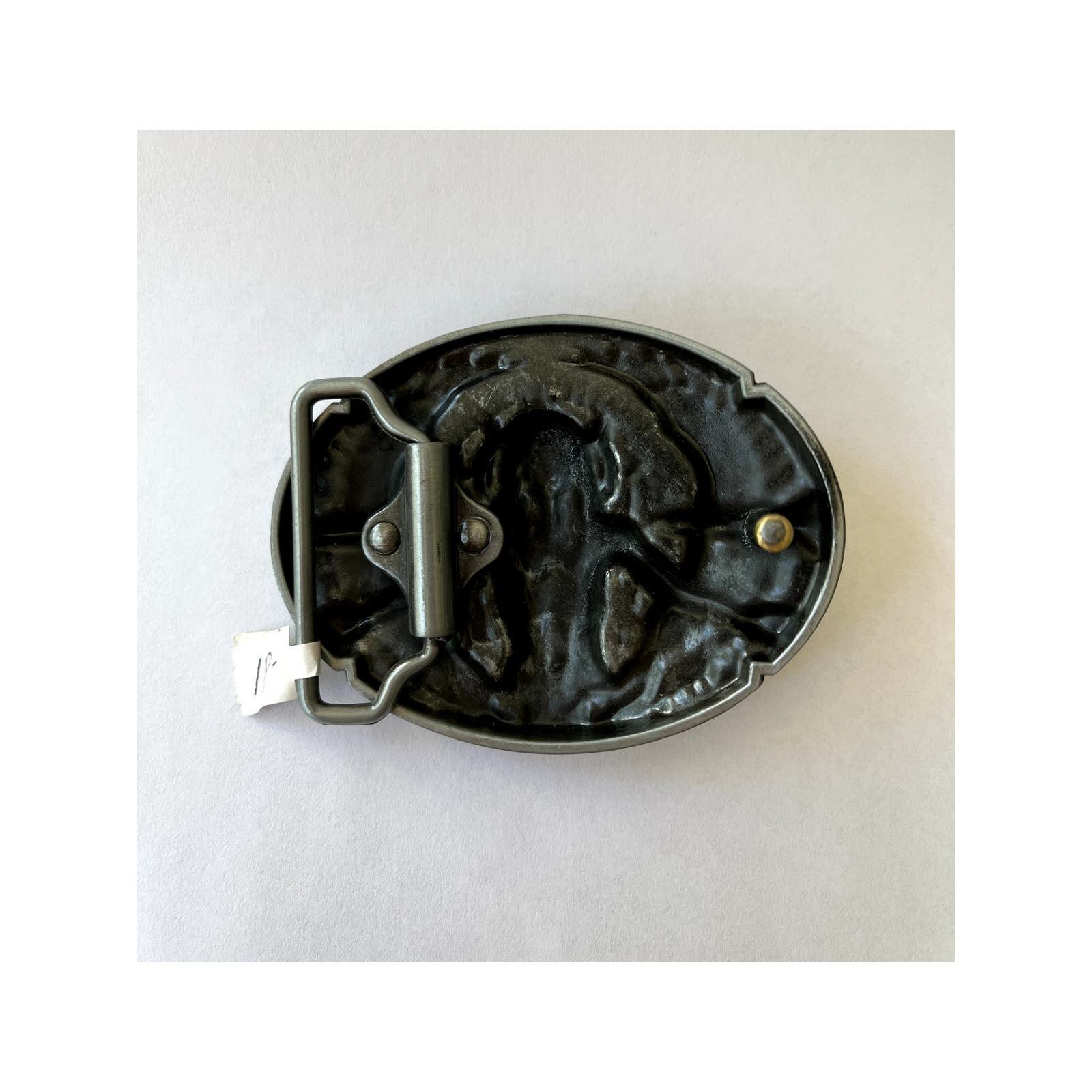 Indian With Eagles Native American Western Belt Buckle
