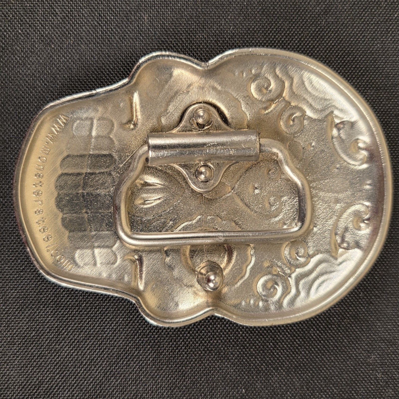 Monster Steel Pink Sugar Skull Belt Buckle Day of the Dead Calavera Metal