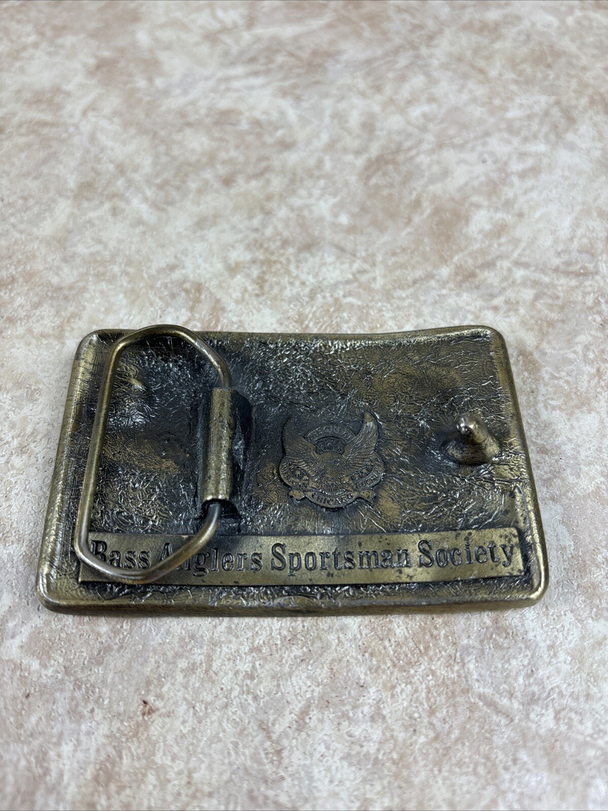 The Great American Buckle CO Bass Anglers Sportsman Society B.A.S.S. Vintage