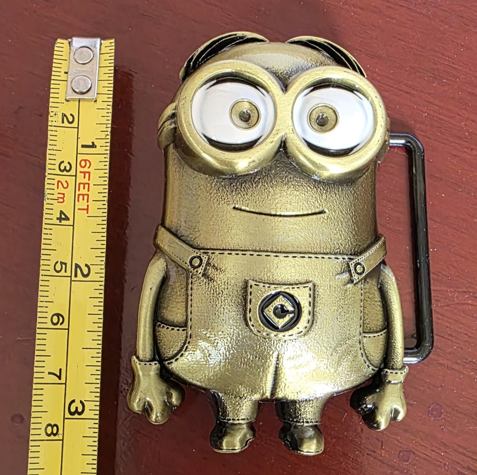 Despicable Me Minions Gold Belt Buckle Unisex Novelty Gift