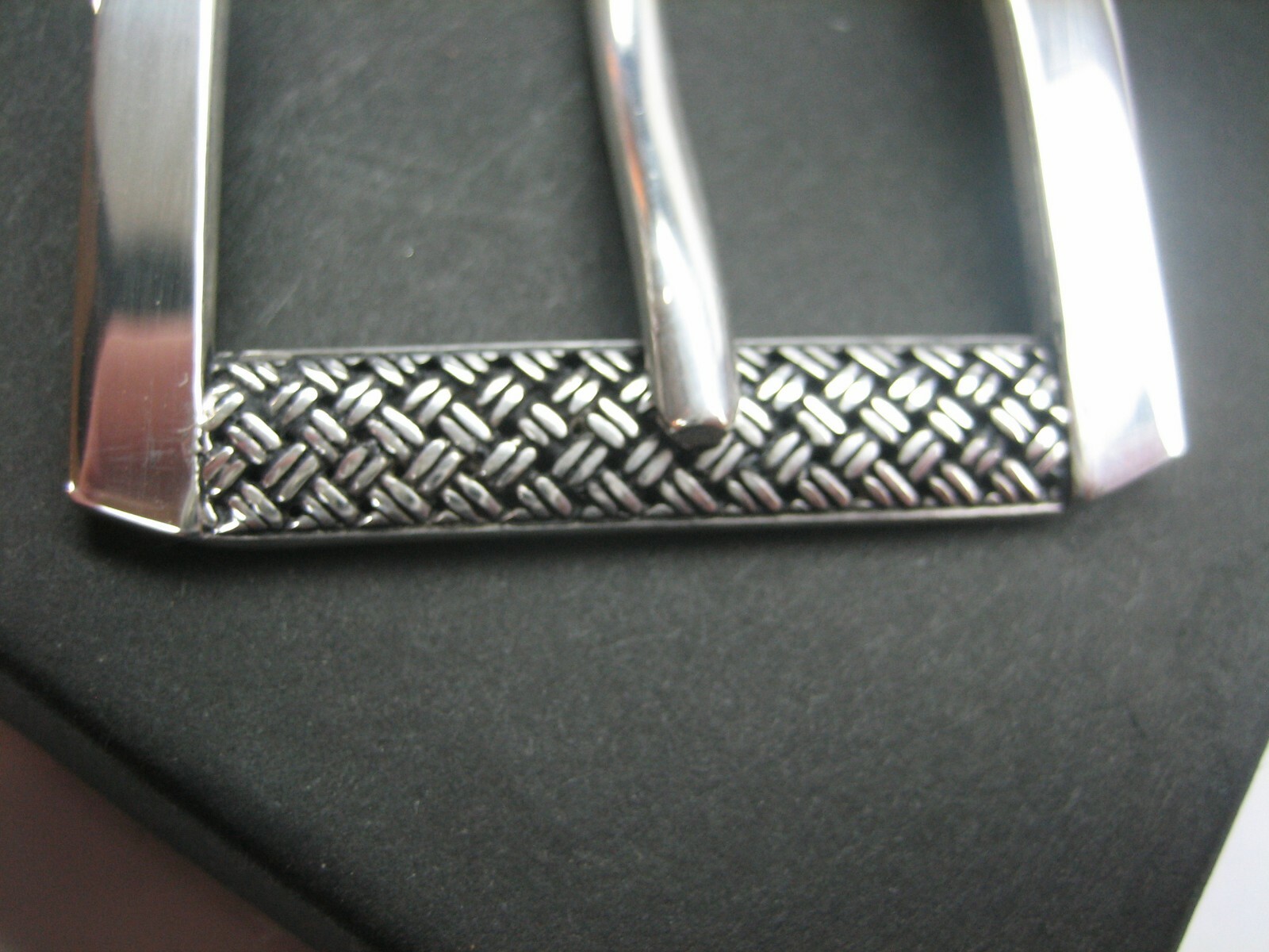 STERLING SILVER 925 BUCKLE AVAILABLE FOR 1&Prime; 1-1/8&Prime; 1-1/4&Prime; 1-3/8&Prime; 1-1/2&Prime; BELTS