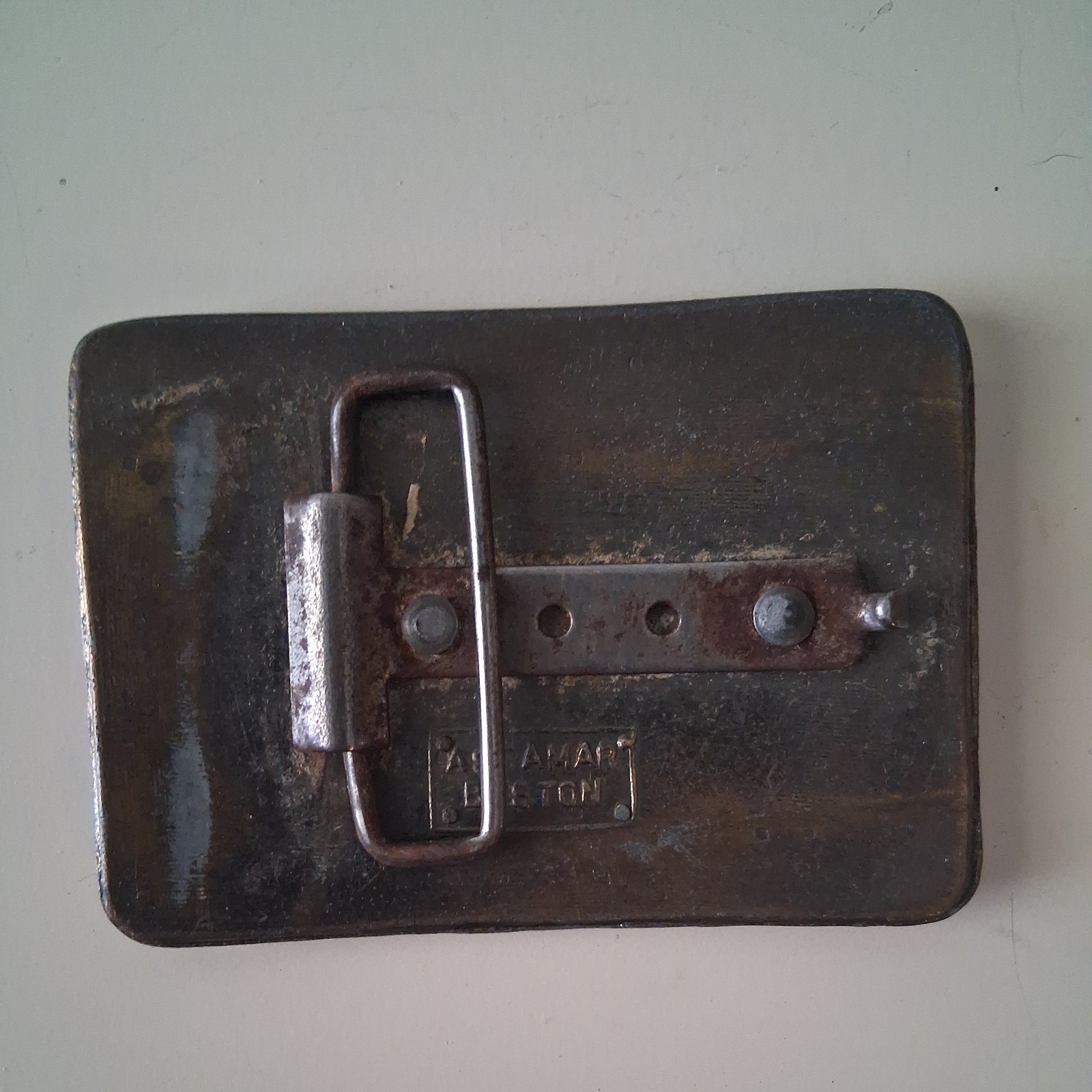 Gorgeous WESTERN AUTO 1909 1976 Belt Buckle Astamar Boston Made in U.S.A.