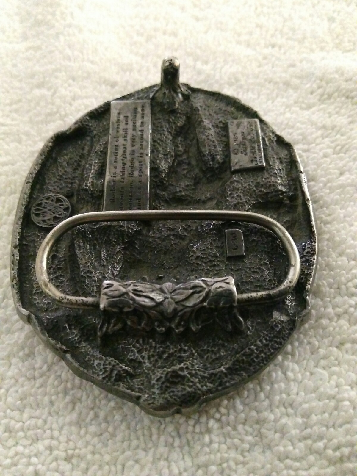 Vintage RODEO Siskiyou Buckle Co. Inc Williams Oregon L-30