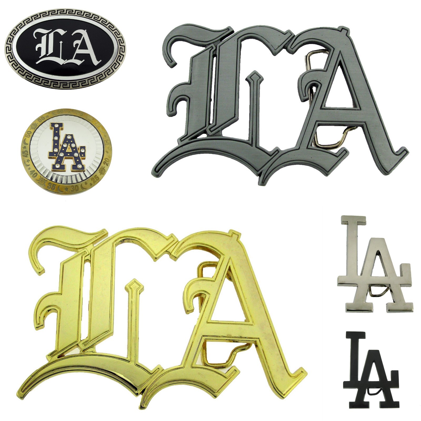 Los Angeles CA Dodgers MLB Team City Metal Belt Buckle New western rodeo Cowboy