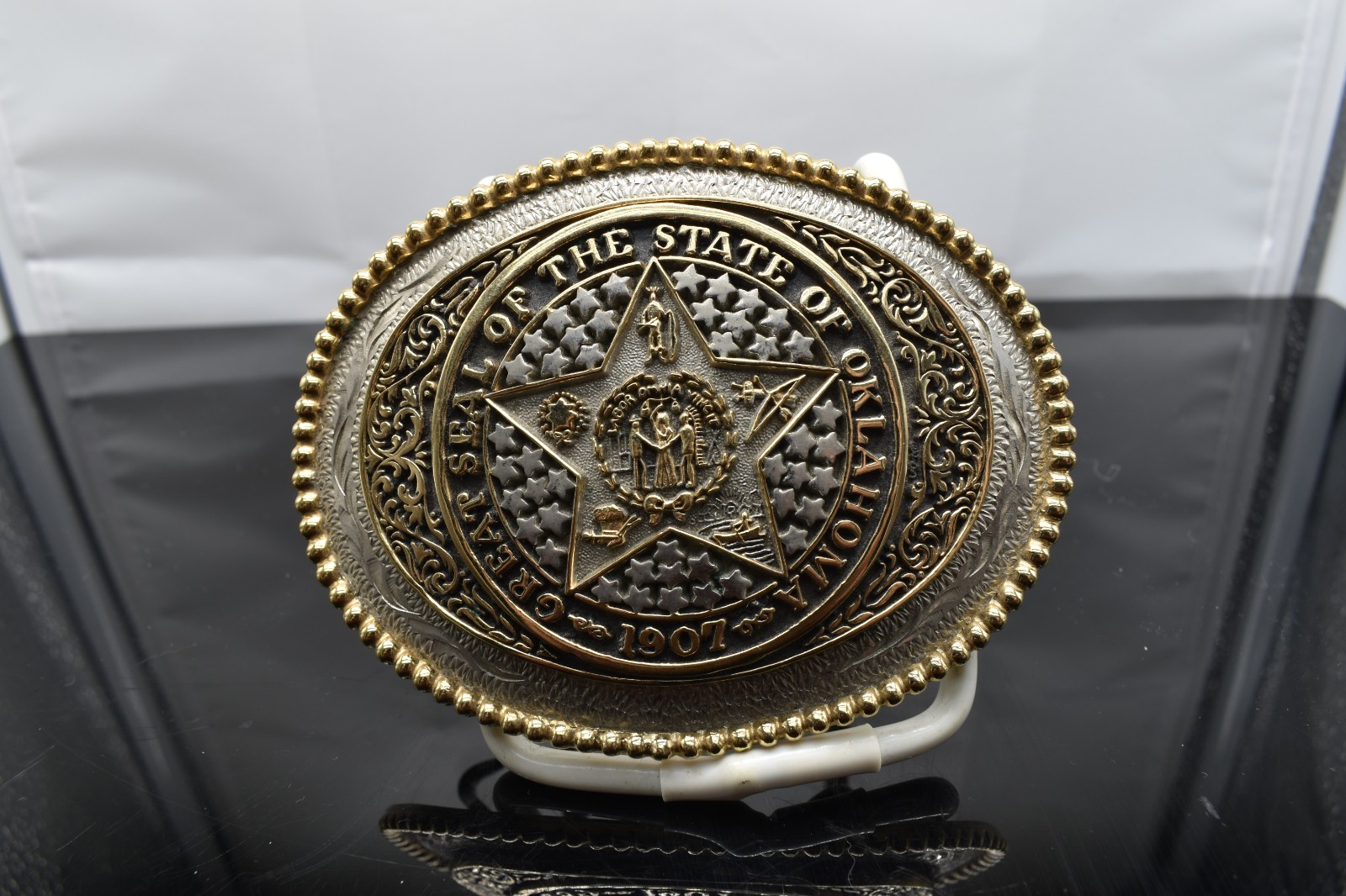 AWARD DESIGN MEDALS SILVERSMITH COLLECTION STATE OF OKLAHOMA GOLD SILVER PL