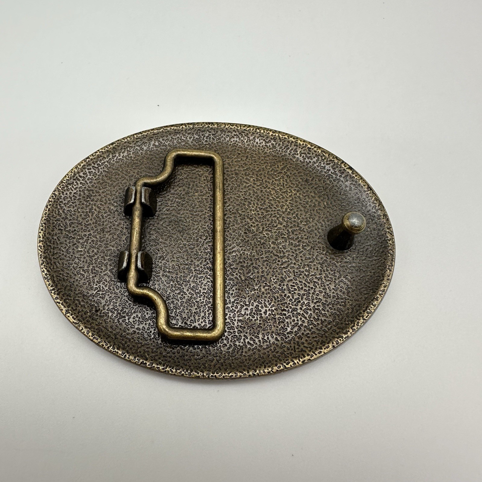 Don’t Tread On Me Belt Buckle Gadsden Snake Bronze Black Enamel VTG Patriotic