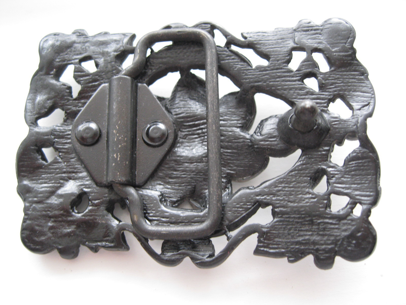 Belt Buckle #365 – Metal with Crystals
