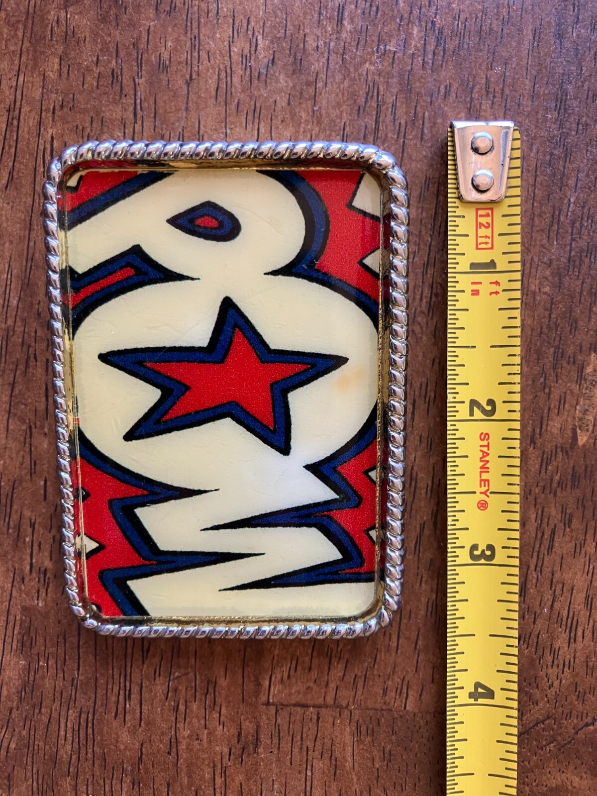 POW Belt Buckle – Comic Book Sci-fi Fantasy Art Belt Buckle