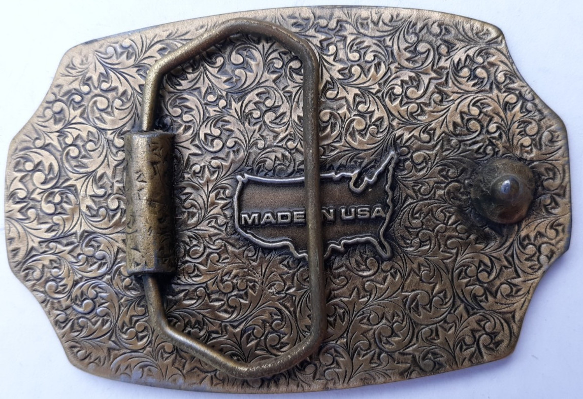 belt buckle Norfolk Southern Locomotive Dept. Decatur Shop 3.5&Prime; long