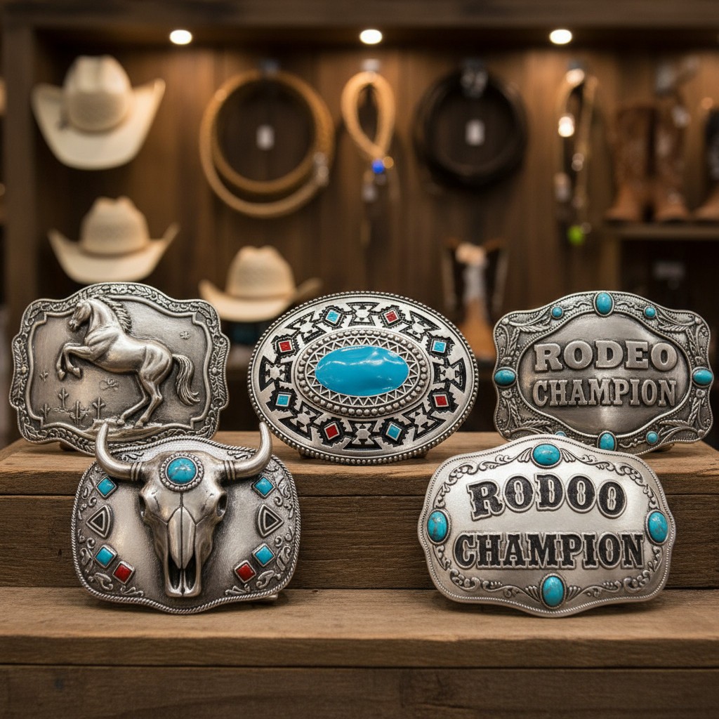New Men Women Silver Metal Fashion Belt Buckle Native Ethnic Oval Turquoise Blue