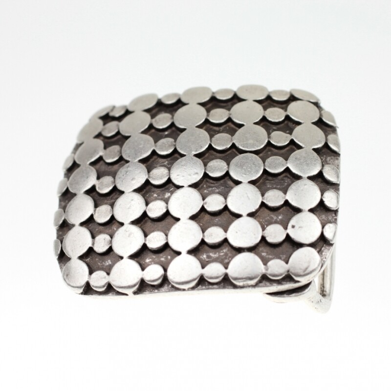 Matrimandir belt buckle, removable buckle buckle antique silver rustic