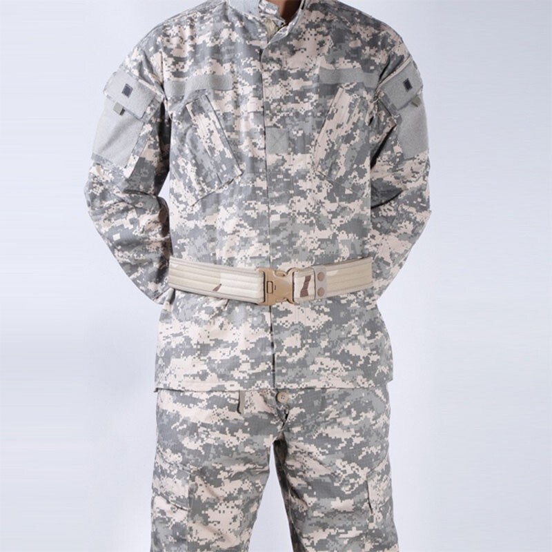 Outdoor Camouflage Tactical Belt Military Oxford Cloth Belt Mountaineering Belt