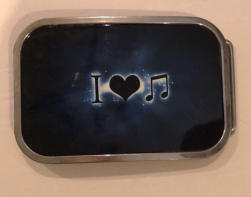 music & peace sign belt buckle party buckle dj belt buckle westren cowboy