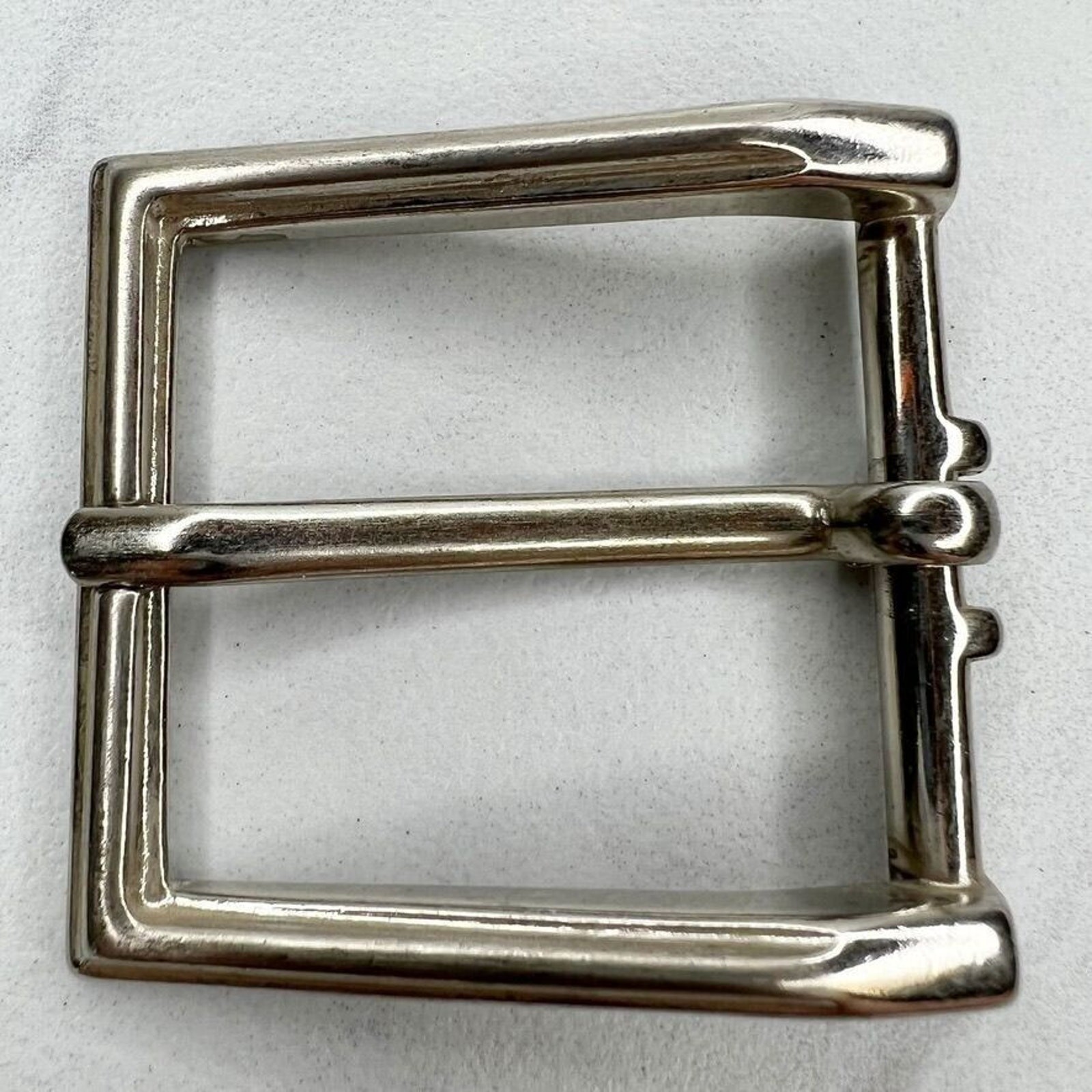 Silver Tone Simple Basic Belt Buckle