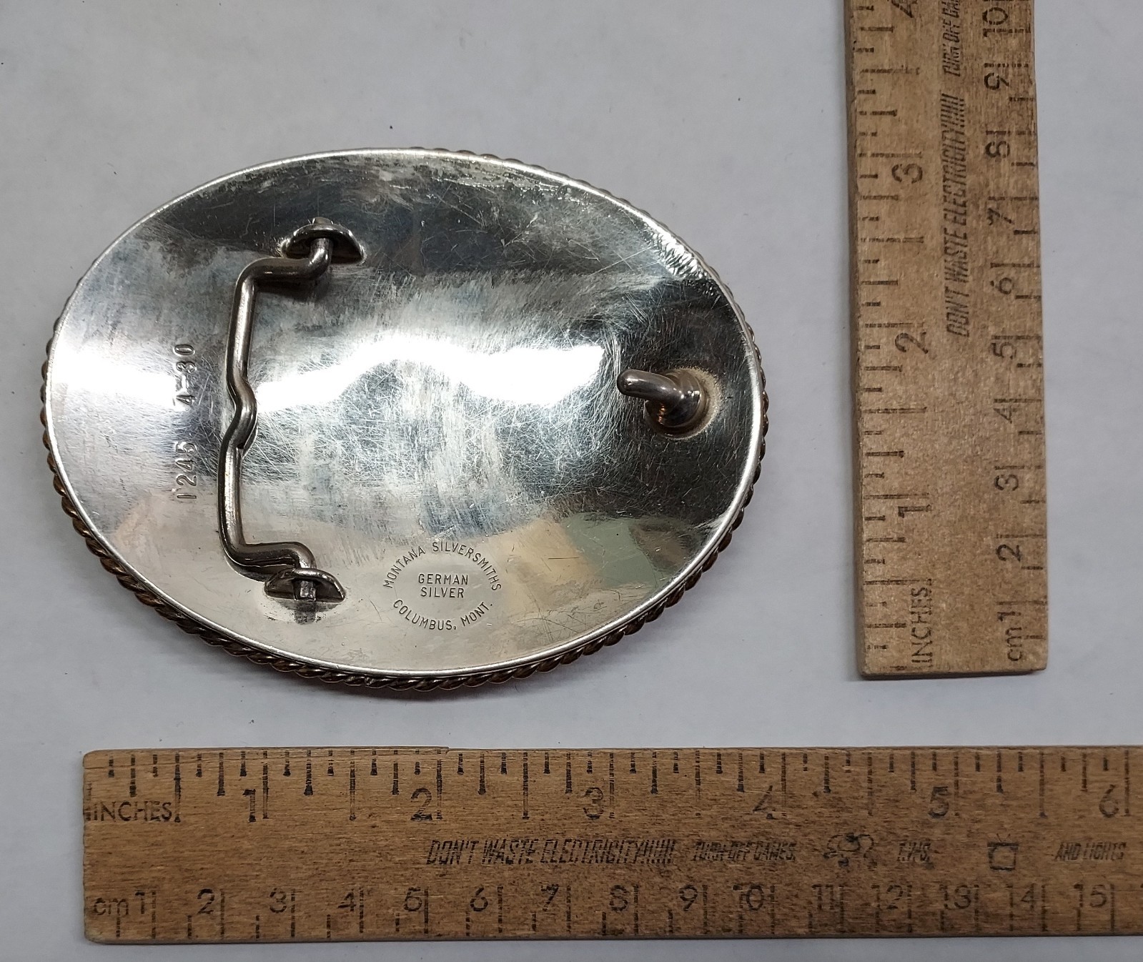 1986 – SCSA – HANDICAP CHAMP – BUDWEISER – BELT BUCKLE – listing # 9565