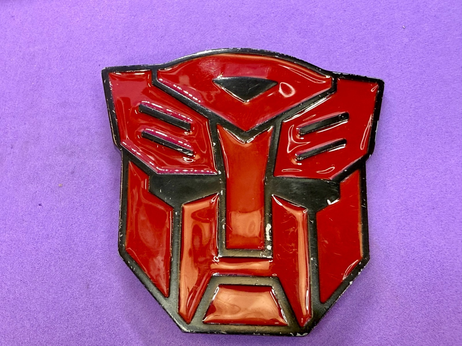 Transformers Autobots Cosplay Red Colored Movie Toy Promotional Belt Buckle