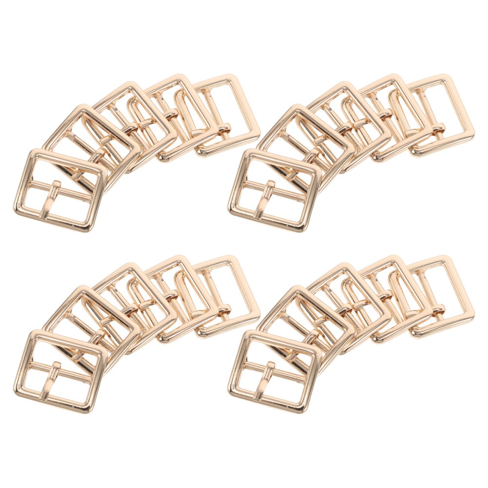 20 Pcs Prong Belt Buckle Center Bar Buckles for Shoes Handmade Bags