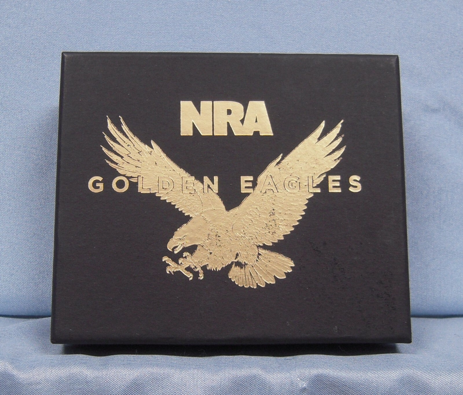 NRA National Rifle Association Golden Eagles Belt Buckle 2014 In Box