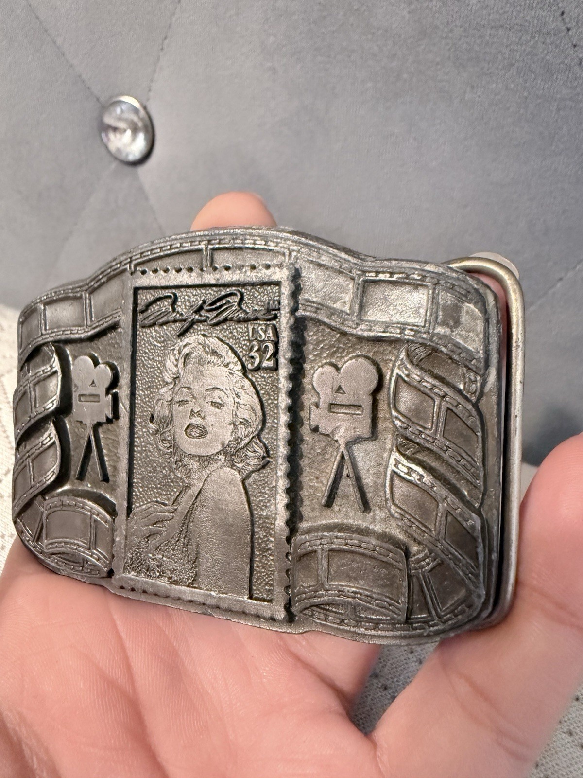 American Legends Foundry Marilyn Monroe Limited Edition Hollywood Silver Belt B…