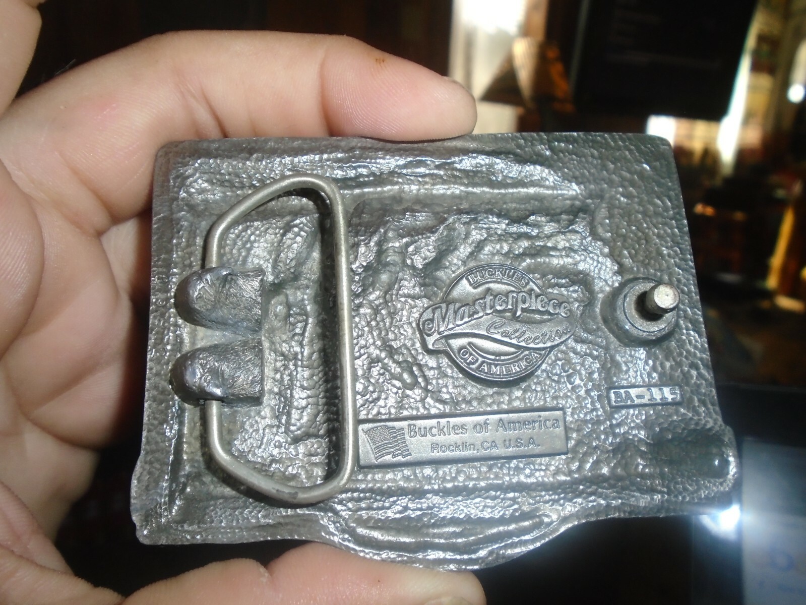 America was Built by the American Carpenter Masterpiece Belt Buckle BA-115