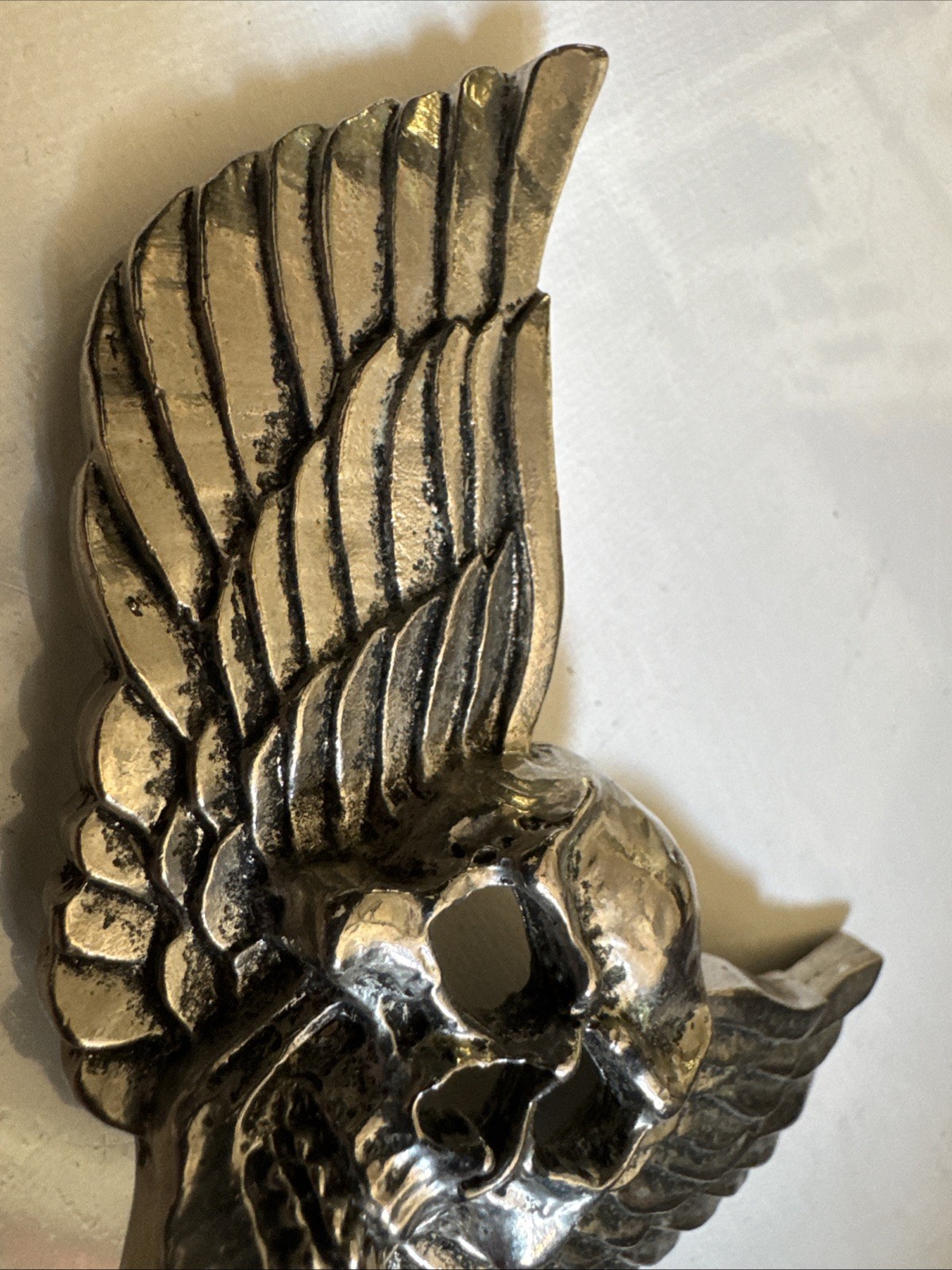 ROCK REBEL BELT BUCKLE Wings DESIGN WITH SKULL