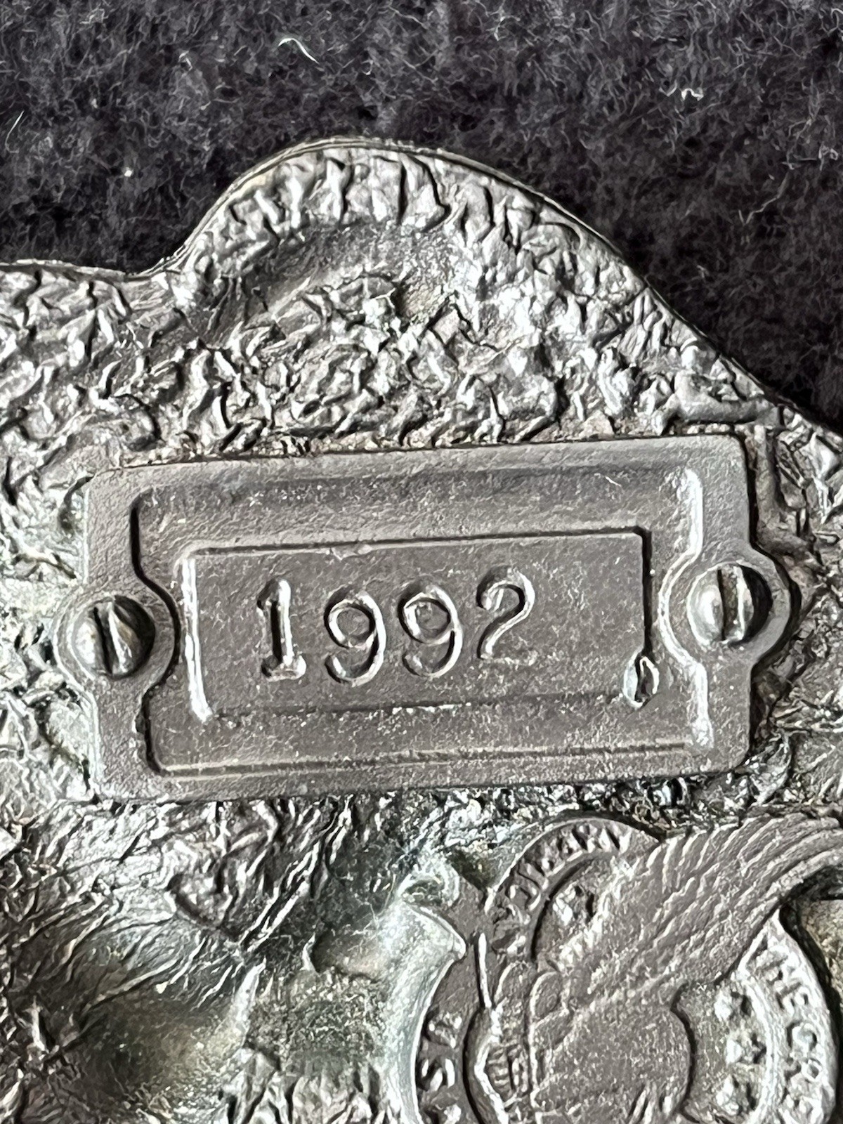 Vtg Bikers 1991 Born To Ride Eagle The Great American Buckle Co. USA #1992