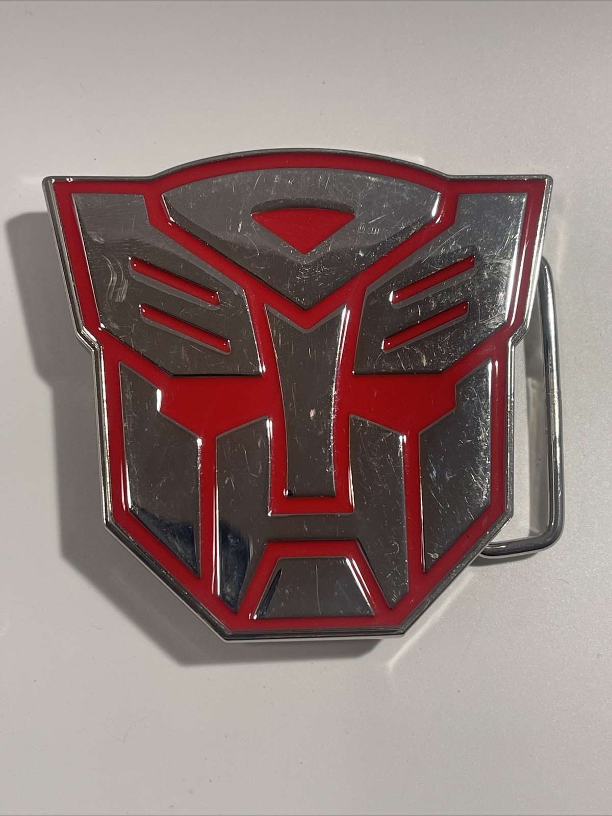 2010 TRANSFORMERS METAL COLLECTIBLE BELT BUCKLE HASBRO