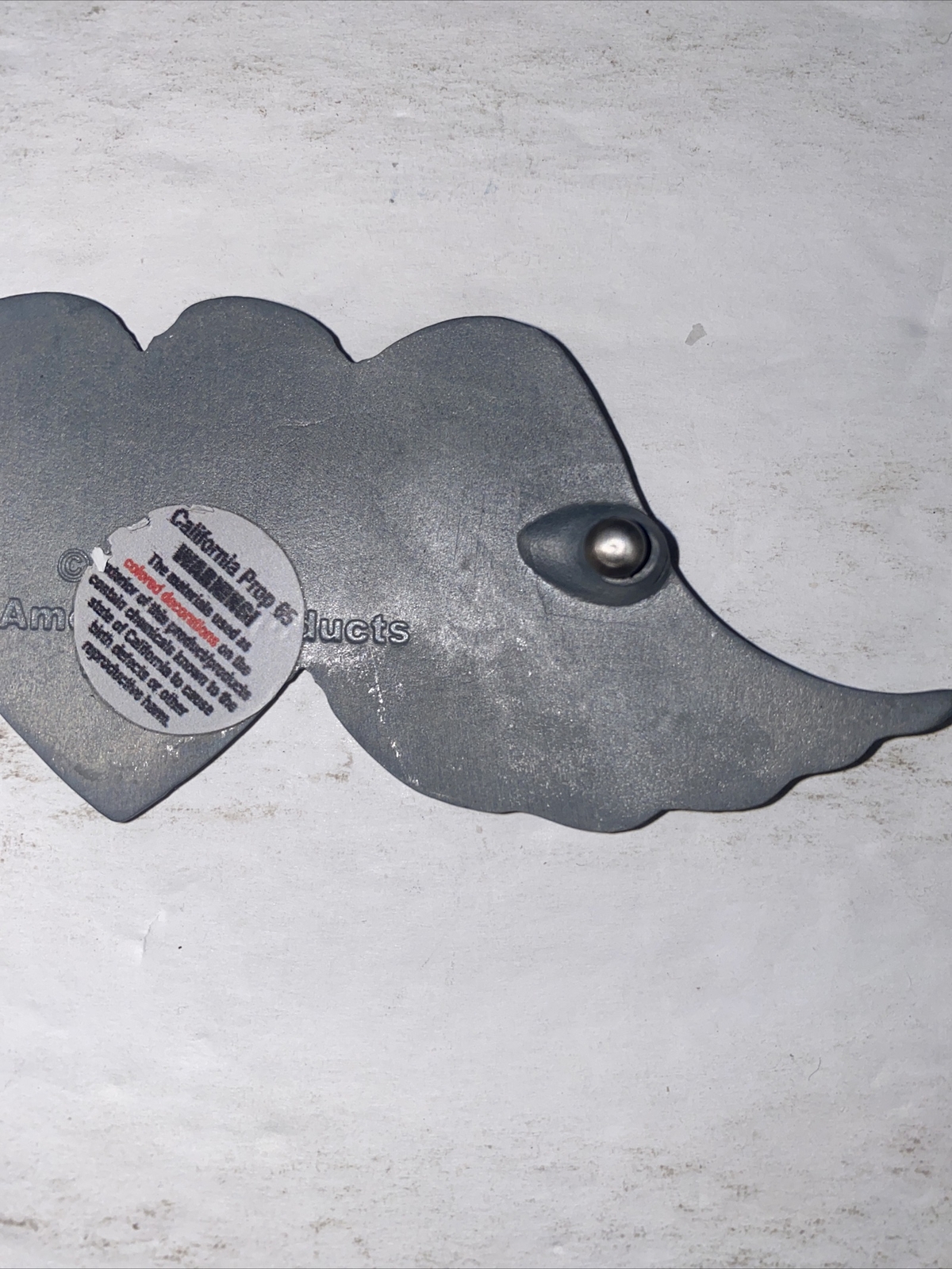 VALENTINES WINGED HEART Belt Buckle Love Wings Rock GREAT AMERICAN Pewter Biker