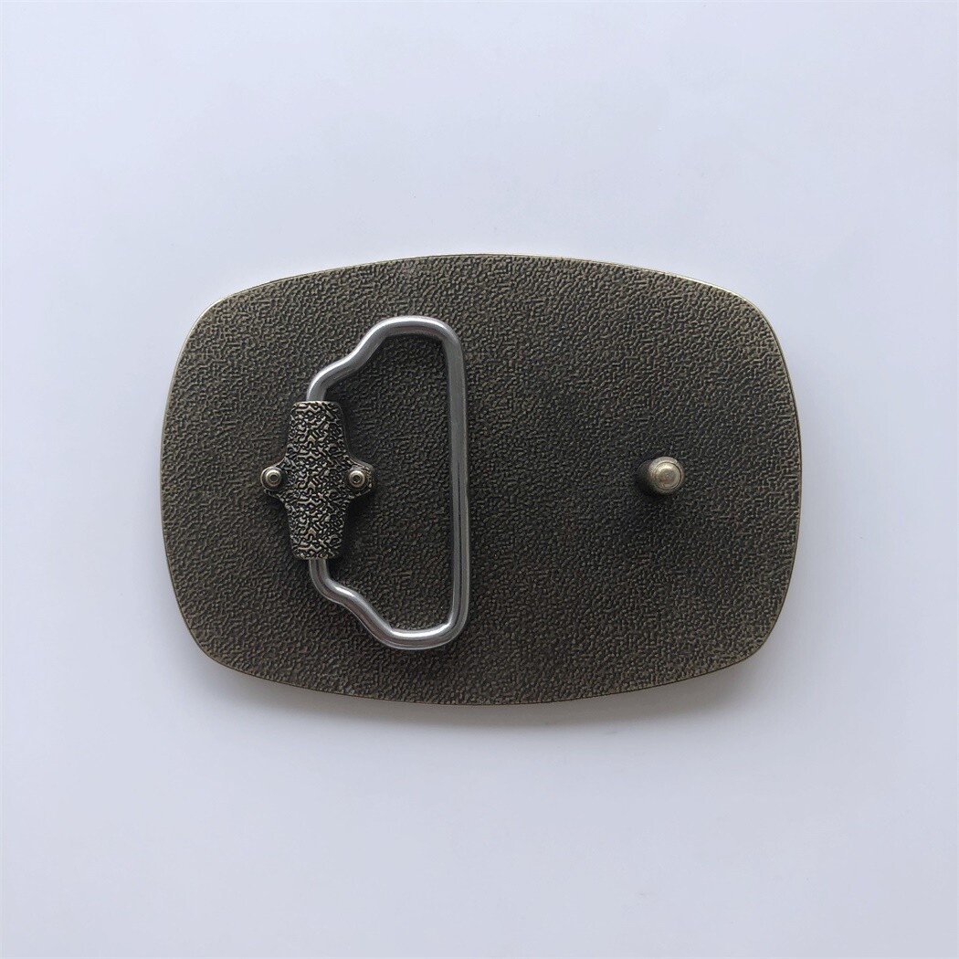 Antique Bronze Plated Cross Celtic Knot Rectangle Belt Buckle also Stock in US