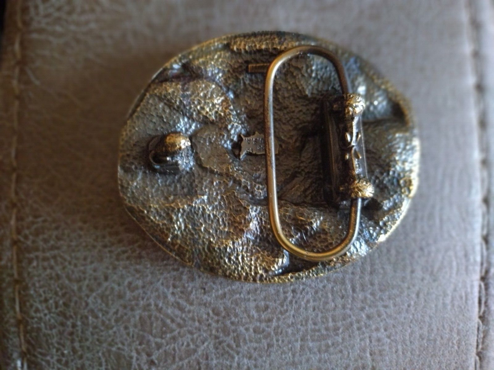 NRA Golden Eagle Belt Buckle, Original Box