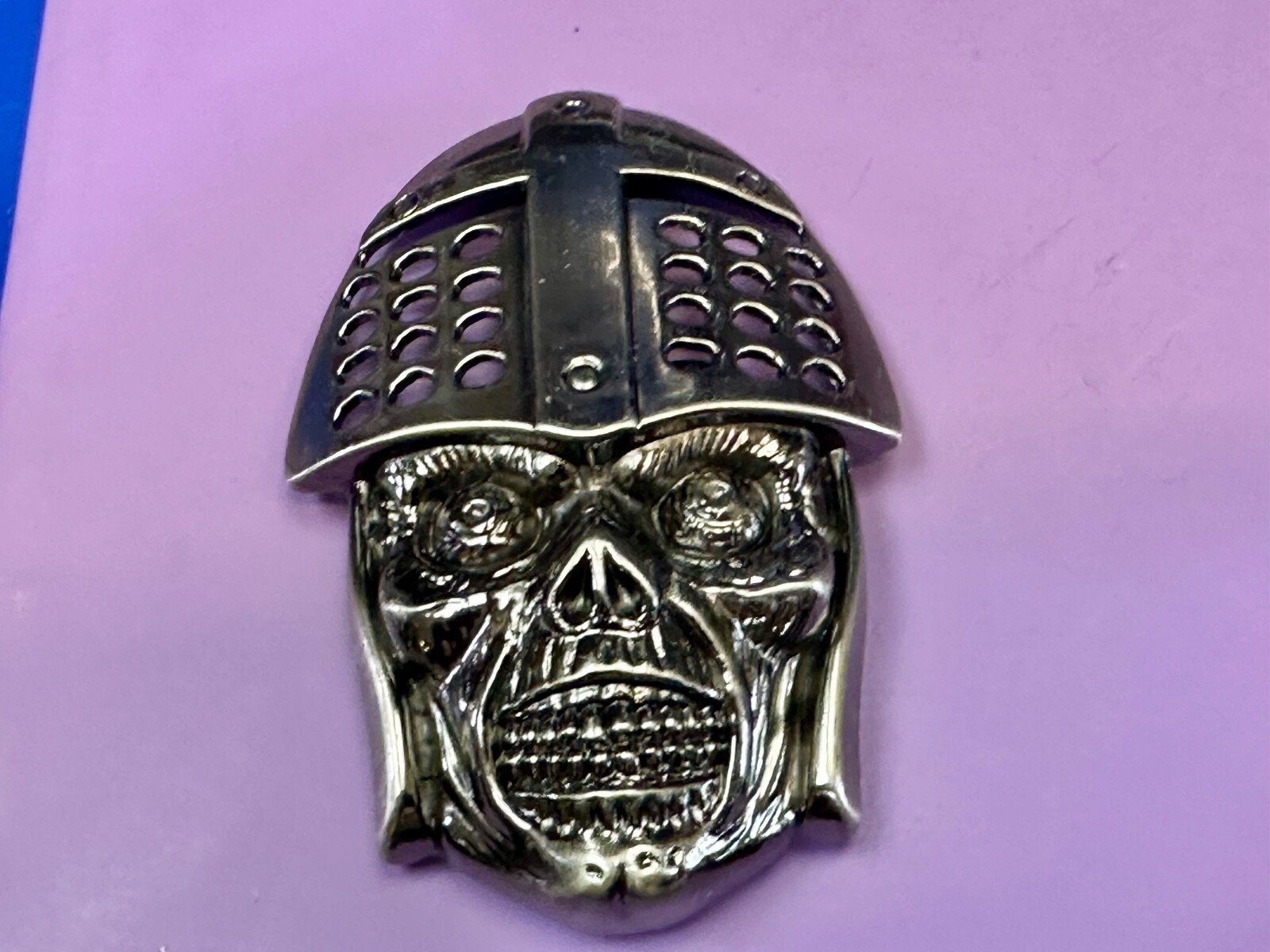 Knights Helmet & Skull Belt Buckle Medieval Armor Design Belt Buckle