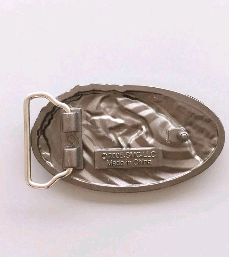 Surfer surfing surf ocean silver hawaii hawaiian Belt buckle